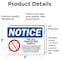 Signmission Tobacco Free Campus OSHA Notice Sign, Vinyl Decal, 5in W x 3.5in L, 2PK OS-2PACK-NS-D-35-L-16735 - alternate 6